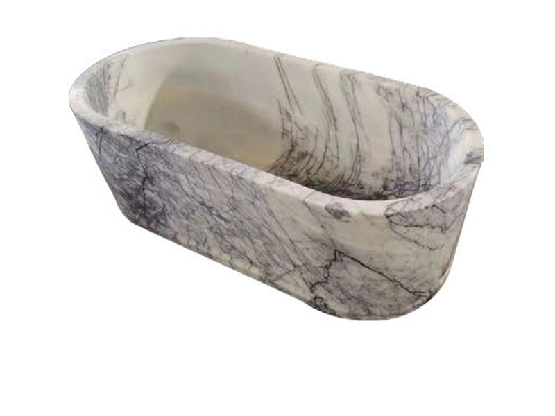 Calacatta Marble Bathtub, shown as a white-background catalogue product image