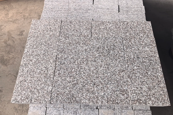 G664 Granite granite cube stone slab with surface finish checked in factory production