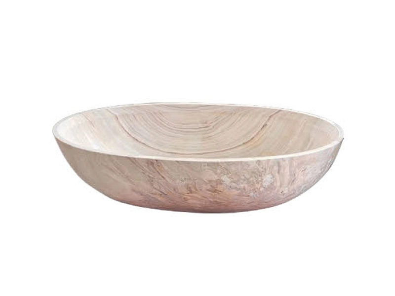 Palissandro White Marble Bathtub, shown as a white-background catalogue product image