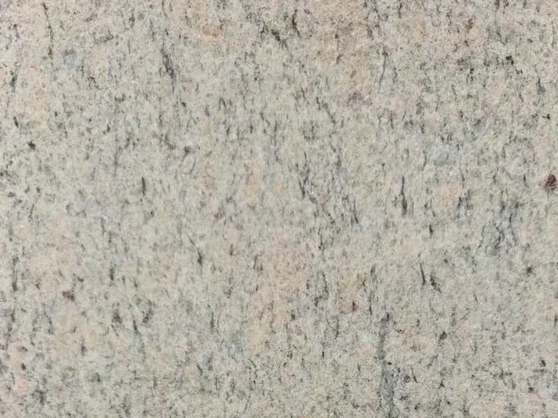 Santa Cecilia White Granite surface with light cream-grey colour and fine mineral speckles